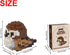 Set WKLJM-01 263Pcs 8919 Parrot Micro Building Bricks Kit Bird Thmed Blocks Decoration for Home and Office (Brown)