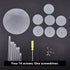 7-Tier Action Figure Stand - Clear Acrylic Riser Round Display Stand for Collection Organizer, Figures, Collectibles,