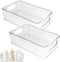 Baby Bottle Organizer Plastic Storage Center for Baby Bottles and Food Jars, Perfect for Kitchen Cabinet and Countertop