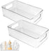 Baby Bottle Organizer Plastic Storage Center for Baby Bottles and Food Jars, Perfect for Kitchen Cabinet and Countertop