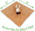 Horse Lovey Baby Security Blanket - Pony Plush Animal Blankie 13x13 Inches (Brown)