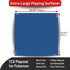 33" 33" The Gaming Mat Company Mahjong Mat. x Blue with Stitched Edge Premium Square Playmat for Poker, Dominoes