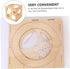 Toyvian Box Balloon Hole Sizer, Collapsible Measuring Tool for DIY Balloon Sizes, Wooden Foldable Measurer