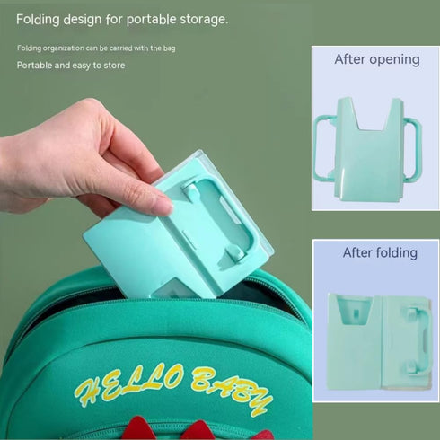 LIUHUIZEYU Children's Juice Box Holder, Telescopic Cupholder Juice Bag Holder for Toddlers No Squeeze Adjustable