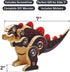 7-12 1) Little Jupiter DIY Wooden Kit with Stickers - Japanese Monster for Yrs - Woodworking Kits - Wood Crafts