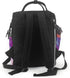 QSMJKLD Backpack Mommy Daypack Marble Purple Colorful Diaper Bag with Changing Pad, Pacifier Holder - Multifunction