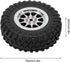 RC Car Tires Wheel, Antislip Shock Absorption, 4PCS for MN D90 D91 D96 D99 and WPL B14 B24
