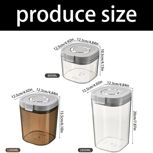 MENGLANSI 800/1300/1800ml Multi Purpose Infant Milk Powder Dispenser Leakproof Design Compact for Formulas Storage