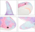 MUPI Shark Plush 17” Shark Stuffed Animal Shark Pillow Stuffed Shark Shark Toy Shark Ocean Stuffed Animal Big Plush Large Stuffed Shark Shark Doll Sea Animal(Rainbow)