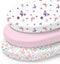 Little Grape Land Bassinet Sheets 3 Pack, 33" x 18" Fitted Bassinet