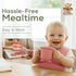 Happy Munchkins Set 9 Essentials-6+ Silicone Baby Feeding | PCS Baby Led Weaning Supplies Feeding Utensils | Divided