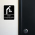 Baby Changing Area Sign for Business, ADA Compliant Braille Restroom Sign, 8.27 x 5.9 inch