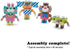 Sweets & Co. Photogenic Sisters - Japanese 3D Paper Puzzle DIY Robot Kit for Kids and Origami Kit for Adults