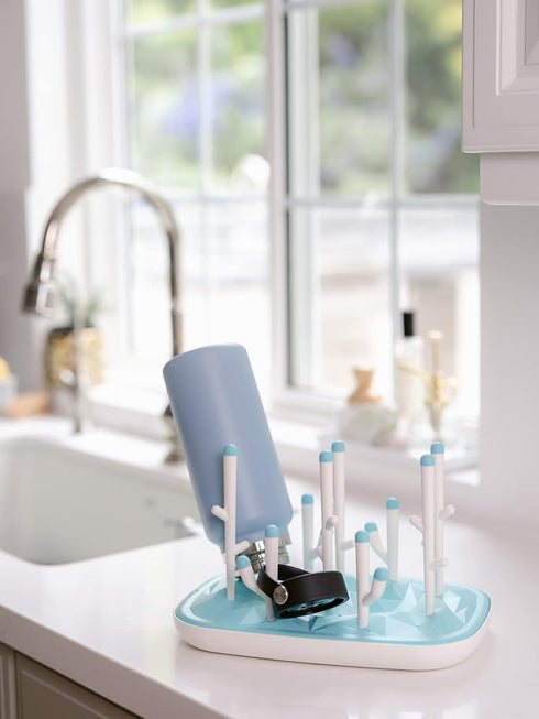 Lollaland - Baby Bottle Drying Rack | Drying Rack for Baby Bottle Accessories | Sturdy, High Capacity, Space Saving