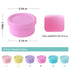 Set of 6 100% Silicone Baby Food Storage Containers - 5 oz Leak Proof Snack Containers with Airtight Lids