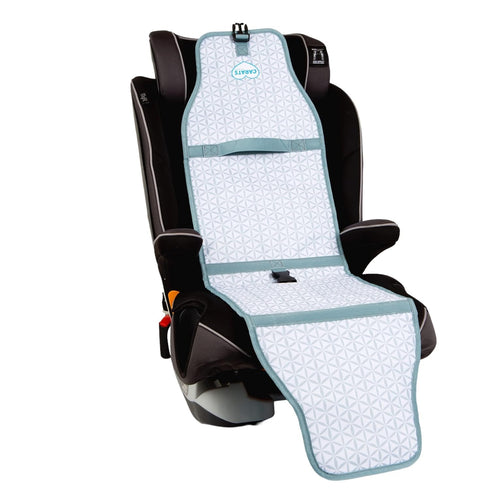Car Seat Cooler, Comfortable Cooling Pad for Babies, Toddlers, and Kids, Durable for Hot Summer Days, Grey
