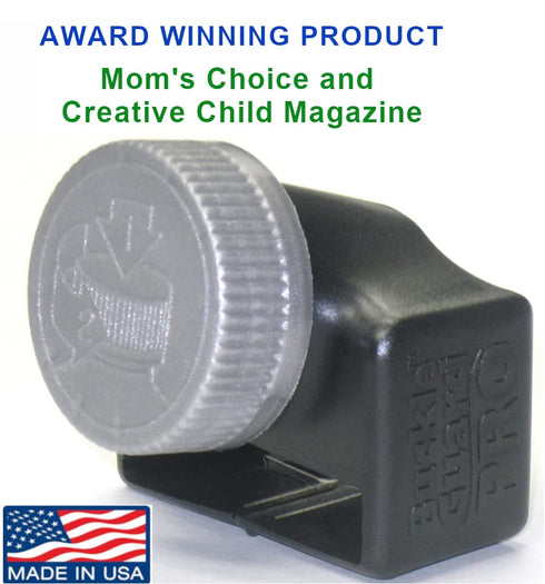 Seat Belt Button Cover - Prevents Children and Disabled Adults from Opening Seat Belts in Vehicles (Black)