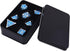 AUSTOR 7-Die Metal DND Dice Set: Polyhedral Dice for Dungeons and Dragons, Pathfinder, Warhammer, MTG