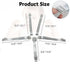 Pack Set: 5 Two High Chair Straps Point High Chair Straps Replacement Compatible with Graco and Most, Adjustable Sturdy