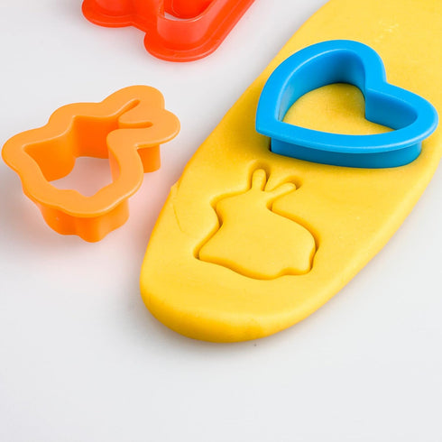 Dough Tools Set for Kids Ages 2-4 - 25pc Creative Play Accessories with Molds and Cutters