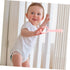 VANZACK Baby Bed Pull Ring, Baby Playpen Pull Up Rings, Standing Walker Crib Tool, Pink 4Pcs