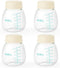 6oz Milk Storage Bottles, Compatible with Spectra Pumps, BPA-Free, Leak-Proof Design, Dual