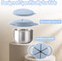 9 OZ BUSOHA Stainless Steel Toddler Snack Cups - Spill-Proof Baby Snack Containers with Silicone Catcher and Lid Travel