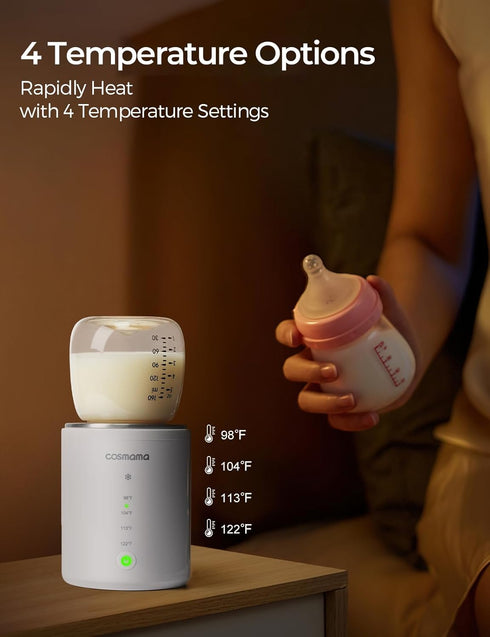 Portable Bottle Warmer for Travel, Comes with A Feeding Bottle,Warmer with Fast Heating, Safety Material Baby Bottle