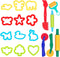 Clay and Play Dough Tools Six Piece Set, Ages 3 & Up (18 pcs)