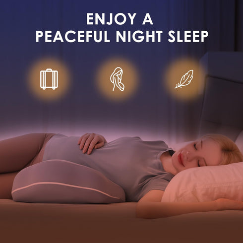 Chilling Home Portable Pregnancy Pillow Memory Foam Maternity Body Pillow for Sleeping- Multifunctional Pregnancy Wedge