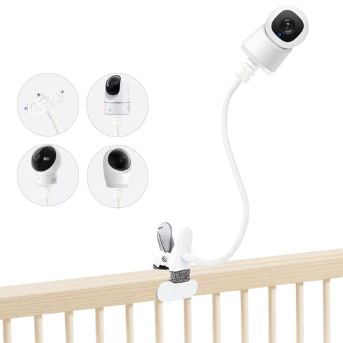 JAMYOK Baby Monitor Mount Holder Compatible with eufy Security Indoor Cam E30/C210/C220/E21/E20/E220/S350, Spaceview