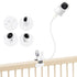 JAMYOK Baby Monitor Mount Holder Compatible with eufy Security Indoor Cam E30/C210/C220/E21/E20/E220/S350, Spaceview