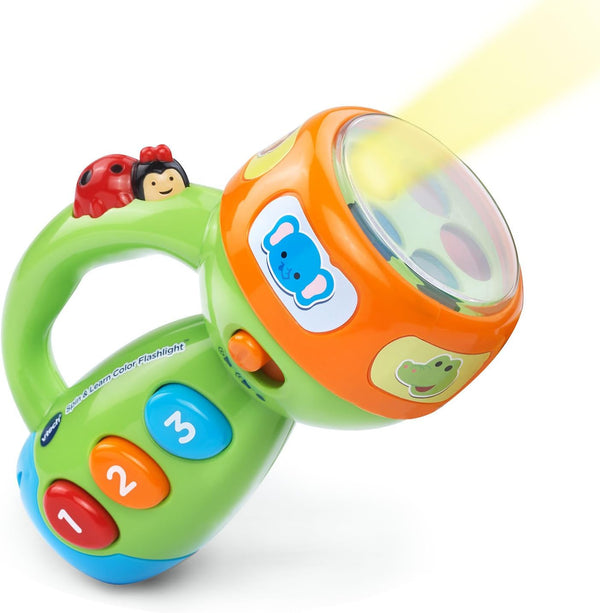 VTech Spin and Learn Color Flashlight, Lime Green
