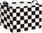 HIYAGON Rectangular Car Basket for Boys Checkered Basket Kids Baby Storage Bin