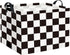 HIYAGON Rectangular Car Basket for Boys Checkered Basket Kids Baby Storage Bin