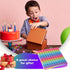 Yadishen P0PP 100 [1-100 Multiplication Table Hundred Board Math Game Toy Bubbles, Exercise Children's Logical