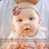 Baby Girls Soft Flower Hair Band - Nylon Elastic Headband Set of 10 for Toddler Infant Newborn