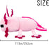 Pink Axolot Plush Plush Stuffed Toy Soft Throw Pillow Decorations for Video Game Fans, Kids Birthday Party Favor Preferred Gift for Holidays, Birthdays(Pink Axolot)
