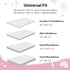 38x26 Pack Pack 3-Pack Baby Mini Crib Sheets Girl, Portable and Play Sheets Fitted for Playard and N Play Mattress