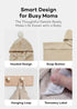 Konny Baby Hooded Towel Rayon from Bamboo Cotton Baby Bath Beach Towel Hooded Poncho, Oeko-TEX, Ultra Soft & Quick-Dry