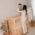 100% 2 Pack Set, 28 52 Ely's & Co. Patent Pending Waterproof Crib Sheets, Cotton with Waterproof Lining - Built in Crib