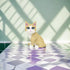 Set, 3D Kit,924 KLJM-05 Larcele Cat Micro Building Blocks Animal DIY Mini Building Toy Bricks Pieces (Golden Shorthair)