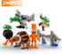 WDYTWFA Set 290PCS 6-in-1 6+, Brainrot Building Blocks brainrot Toys, STEM Construction Toys for Ages DIY Creative
