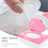 2-Pack 7.67X4.72X2.95 Inch ARTIBETTER Reusable Wet Tissue Box Moisturizing Wipes Organizer Container for Home Office