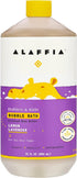 Alaffia Babies and Kids Bubble Bath, 32 Fl Oz - Gentle Baby Essentials for Delicate Skin, Vegan Lemon Lavender