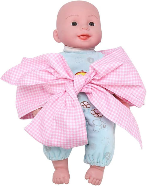 Zerodis Baby Swaddle Wrap Sash, Cotton Maternity Bowknot Newborn Infant Blanket for Photo Shot, Light Plaid