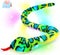 Houwsbaby 40'' Green Realistic Light Up Snake Stuffed Animal, Glowing Plush Toy for Practical Jokes, Kids Christmas Gift