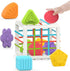 MINGKIDS Montessori Toys for 1 Year Old, 6 Pc Multi Sensory Shape,
