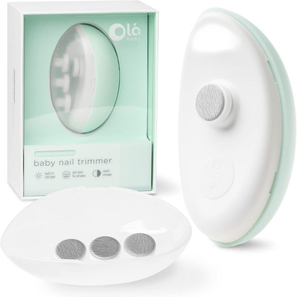 Olababy Rechargeable Electric Baby Nail Trimmer | Newborn Nail Clipper | Electronic