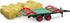 Bruder 02220 Bale Transport Trailer with 8 Round Bales